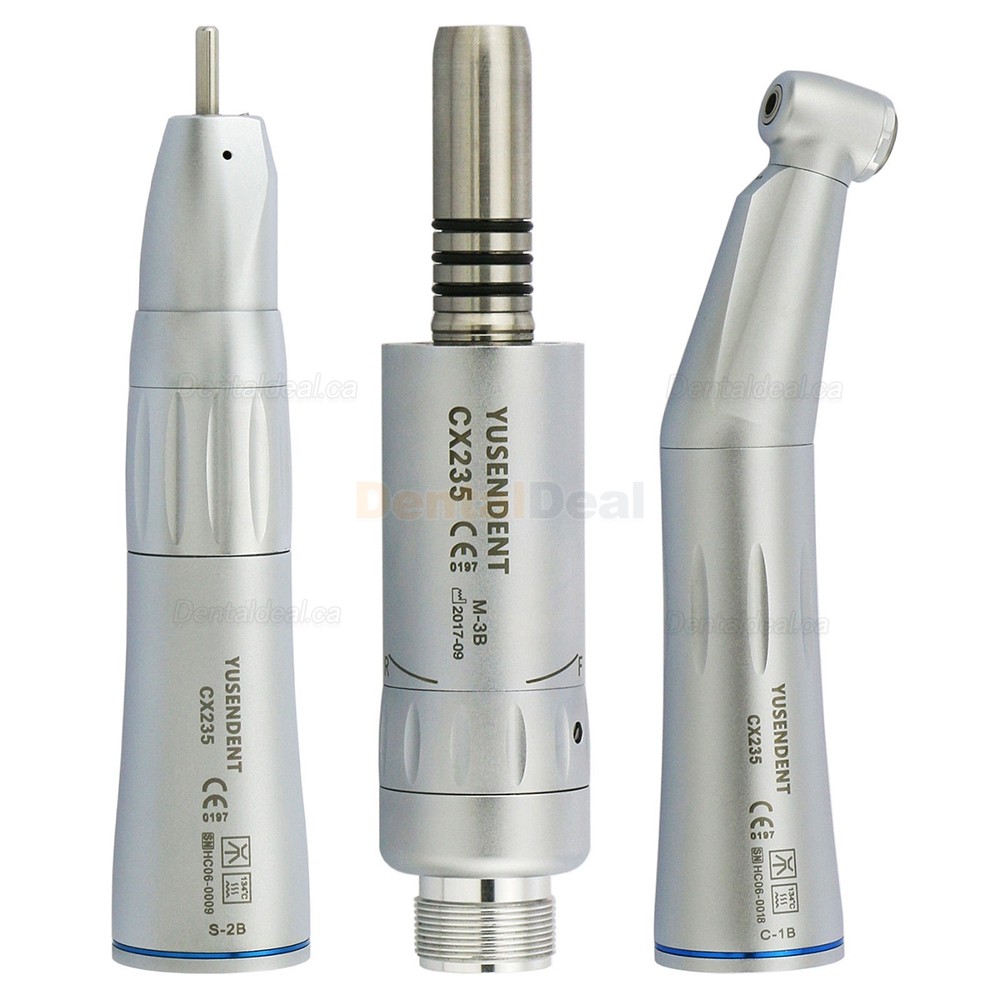 YUSENDENT CX235-B Dental Contra Angle + Air Motor + Straight Handpiece Kit